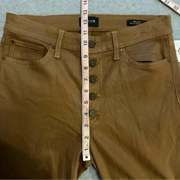 NWT Joe’s Jeans Callie Exposed Button Fly high rise cropped boot maple size 30 - Picture 6 of 10